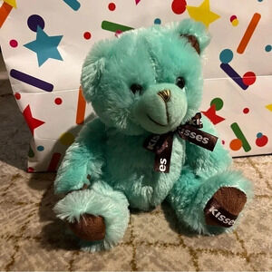 Galerie Hershey's Kisses Love Teddy Bear Plush Animal Stuffed Toy Green Mint